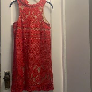 Red sleeveless dress (Francesca’s)